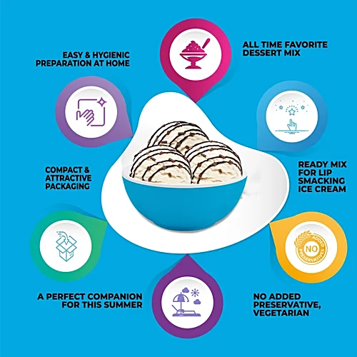 Kwality Instant Ice Cream Mix (Vanilla)