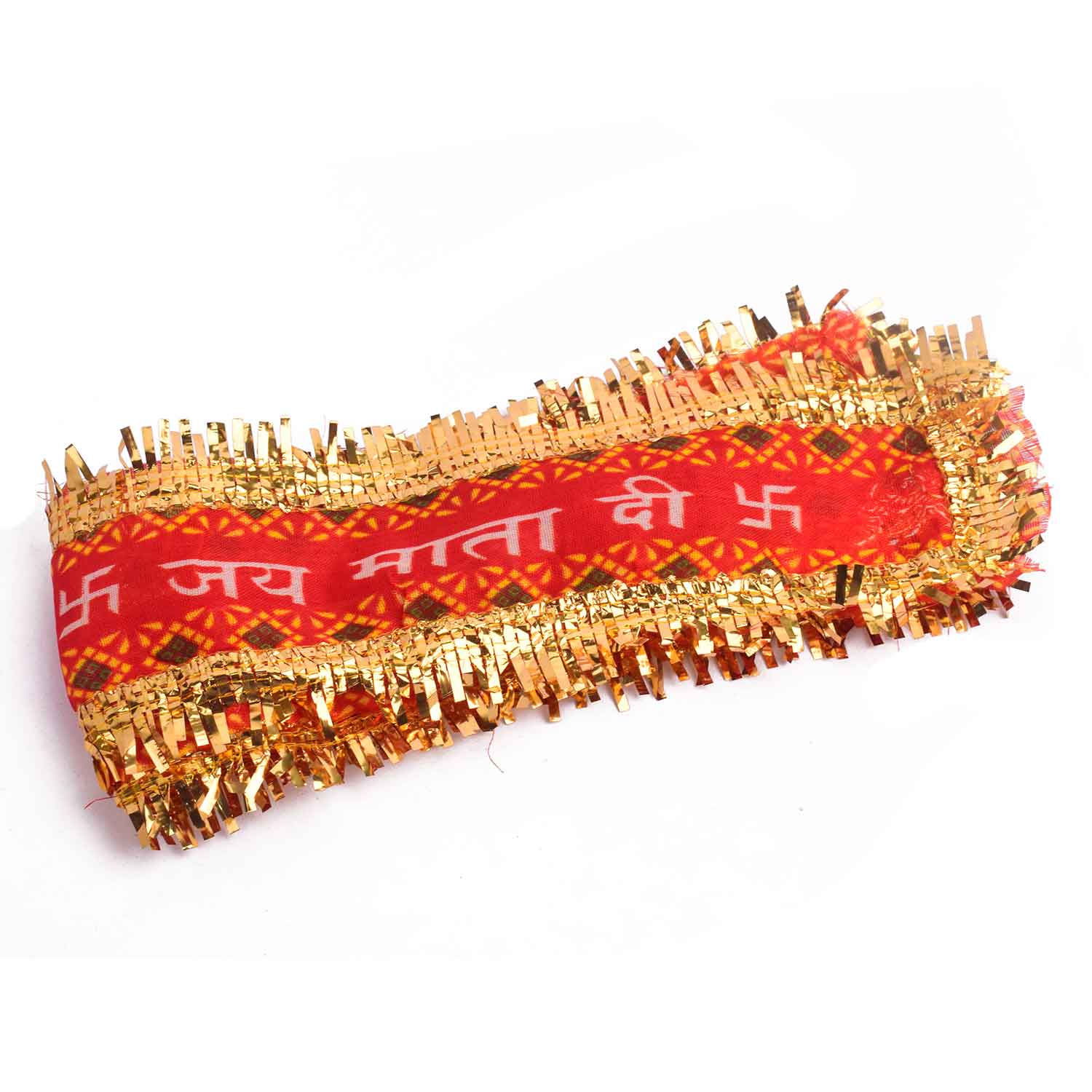 Jai Mata Di Patti Red and Gold – Set of 12