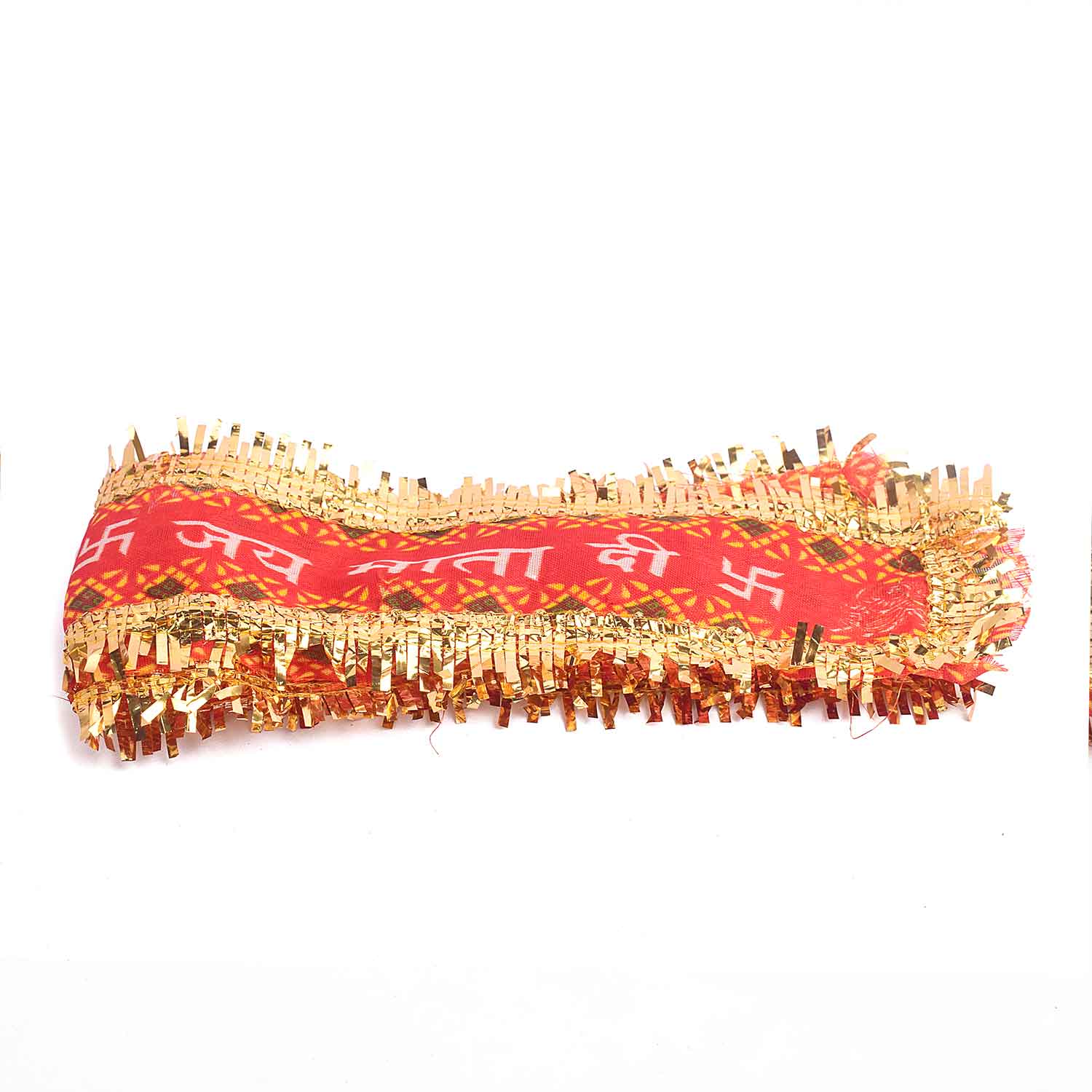 Jai Mata Di Patti Red and Gold – Set of 12