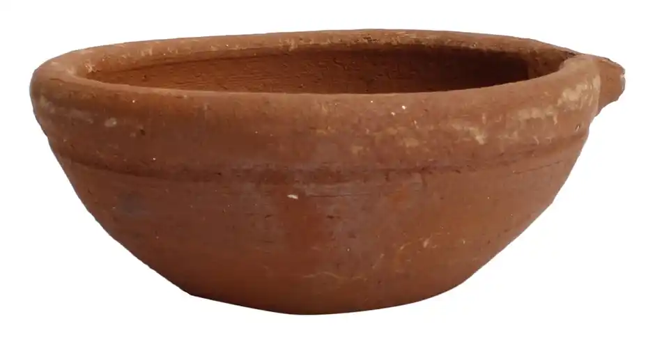 Handmade Mitti Diya (Clay Puja Bowl)