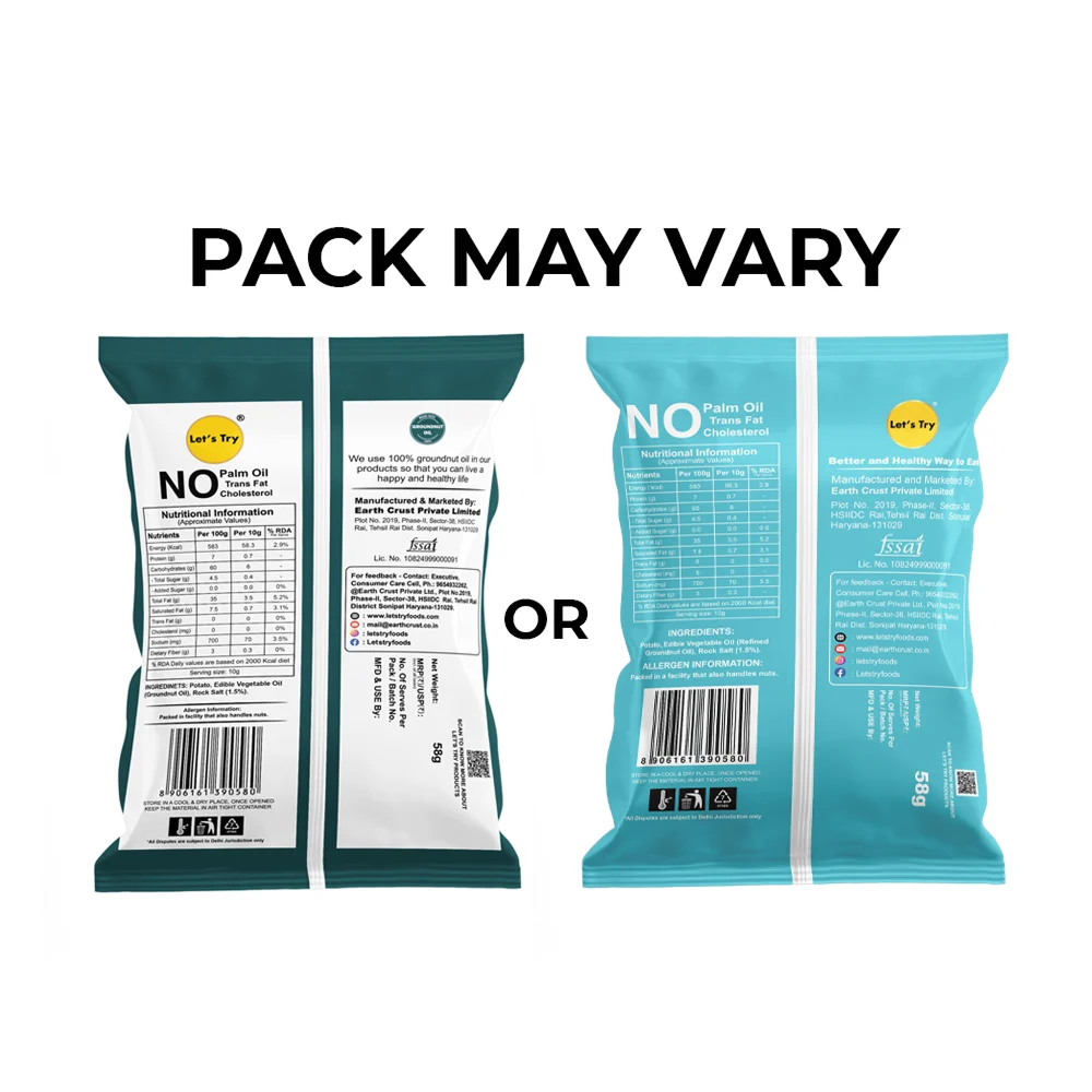 Let's Try Rock Salt Potato Chips / Wafers
