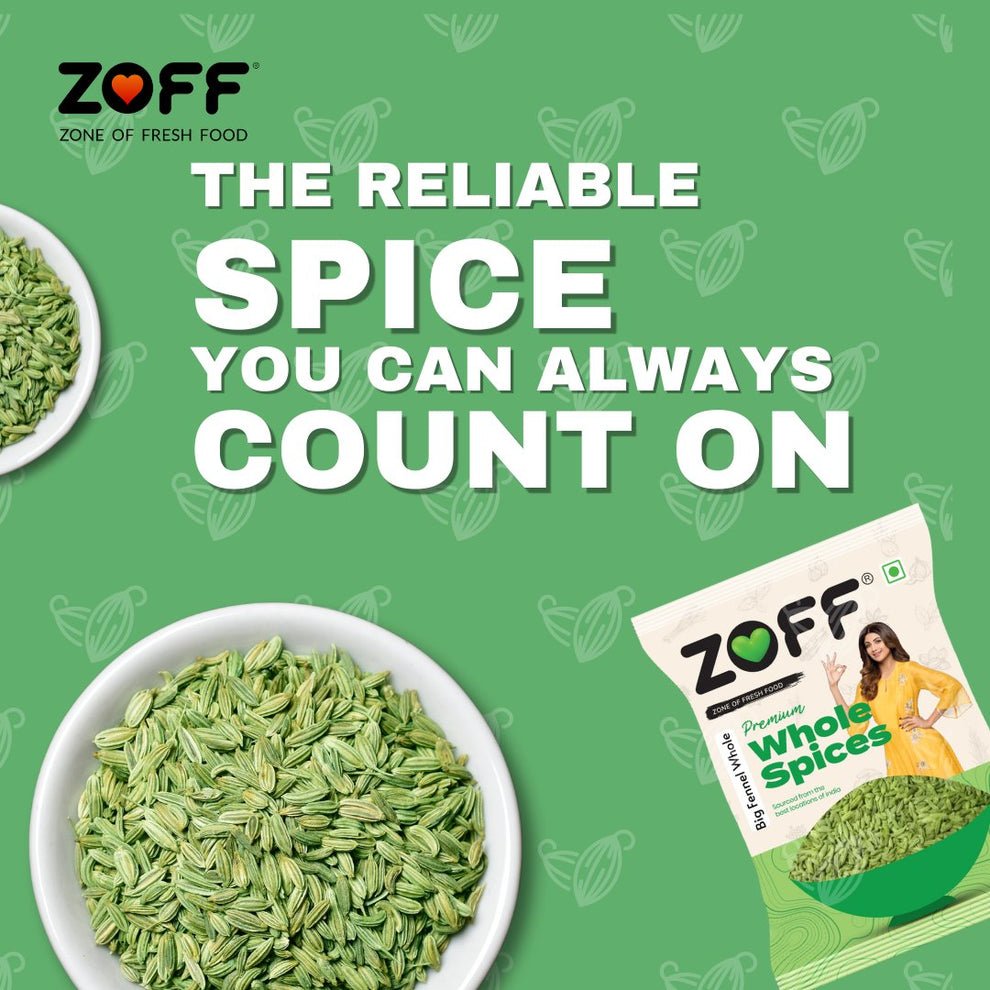 Zoff Big Fennel Seeds/ Sabut Saunf